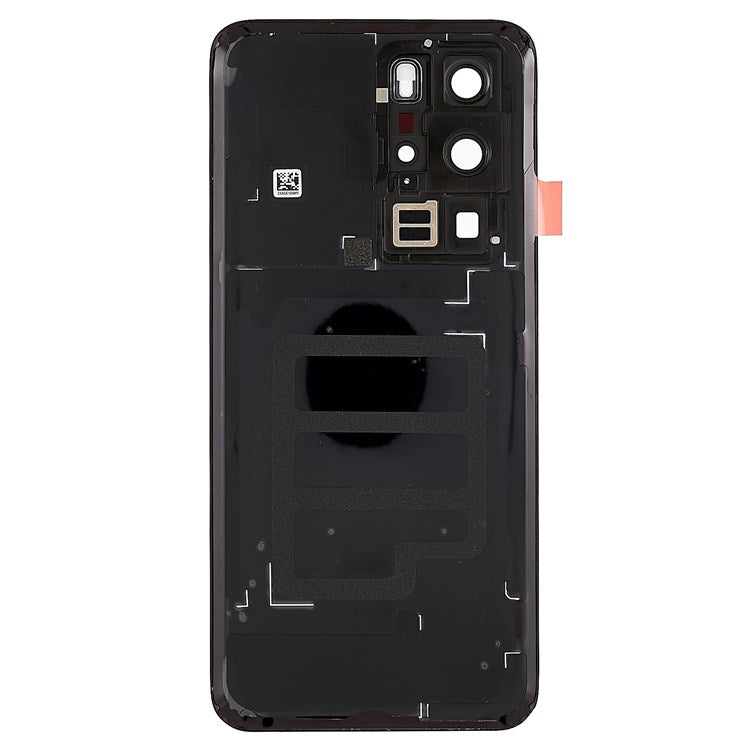 For Huawei P40 Pro OEM Battery Housing with Adhesive Sticker + Camera Lens Cover - Black