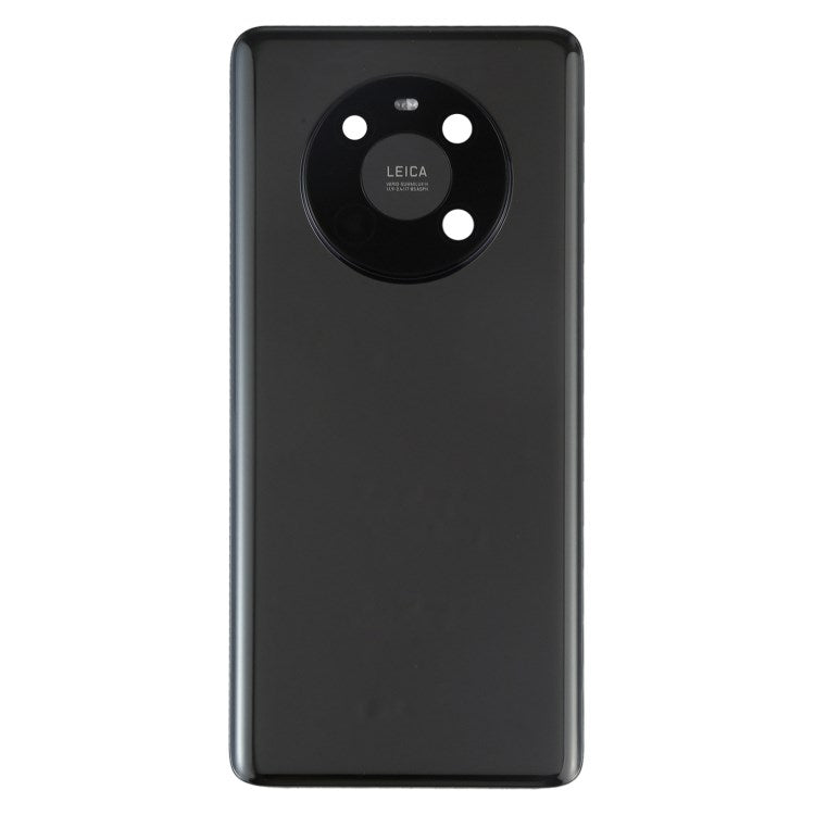 For Huawei Mate 40 Battery Housing Back Cover with Camera Ring Lens Cover Replacement (without Logo) - Black