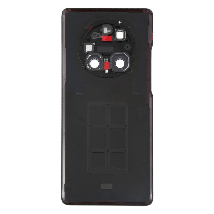 For Huawei Mate 40 Pro 4G/5G Battery Housing Back Cover with Camera Ring Lens Cover Replacement (without Logo) - White