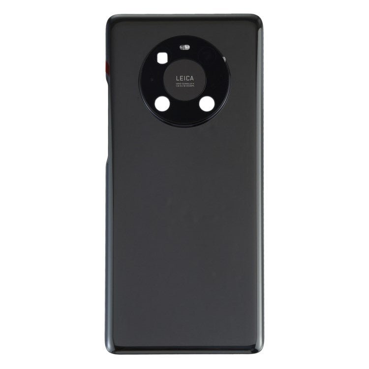 For Huawei Mate 40 Pro 4G/5G Battery Housing Back Cover with Camera Ring Lens Cover Replacement (without Logo) - Black
