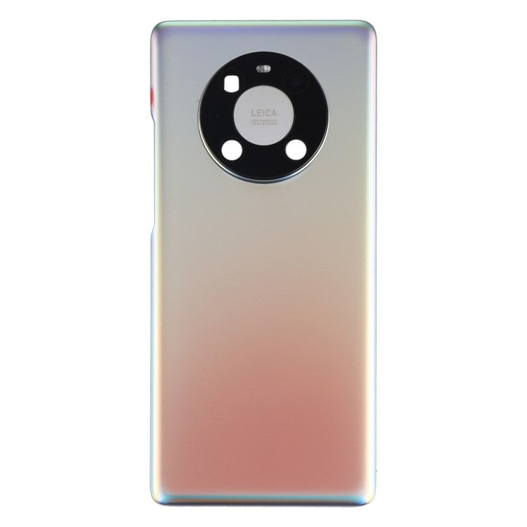 For Huawei Mate 40 Pro 4G/5G Battery Housing Back Cover with Camera Ring Lens Cover Replacement (without Logo) - Silver