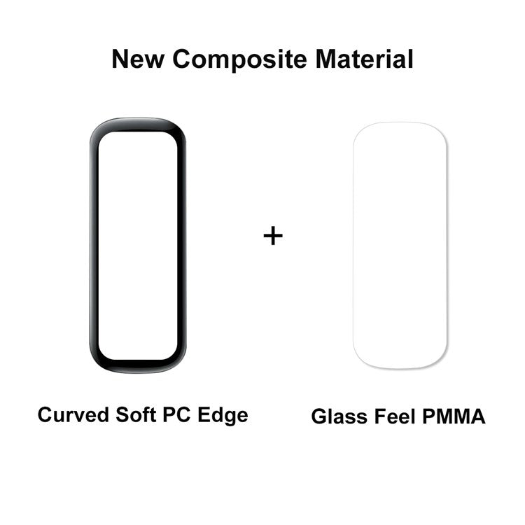 ENKAY HAT PRINCE 2Pcs / Set for Samsung Galaxy Fit2 Full Screen Protector 3D Curved Soft PC Edge + PMMA Ultra Clear Film