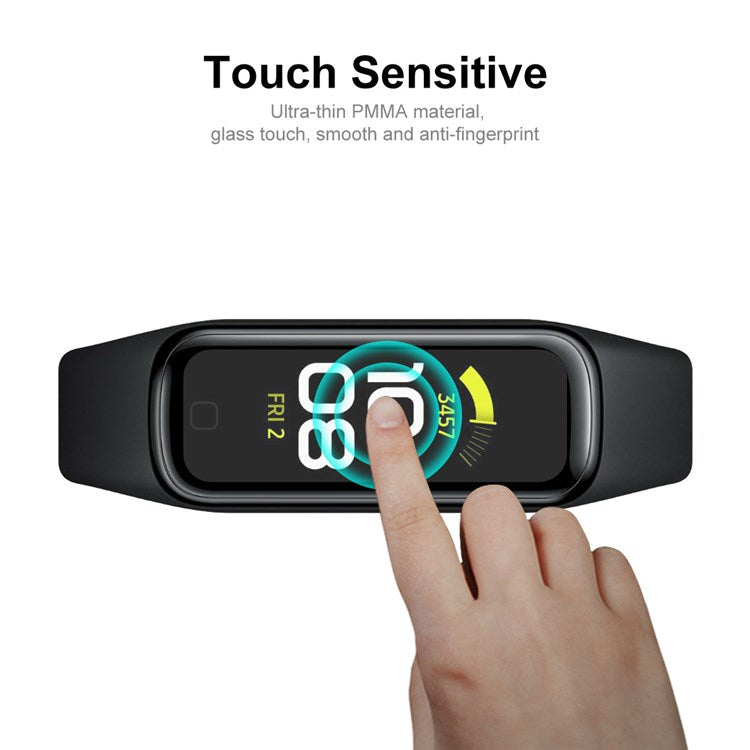 ENKAY HAT PRINCE 2Pcs / Set for Samsung Galaxy Fit2 Full Screen Protector 3D Curved Soft PC Edge + PMMA Ultra Clear Film
