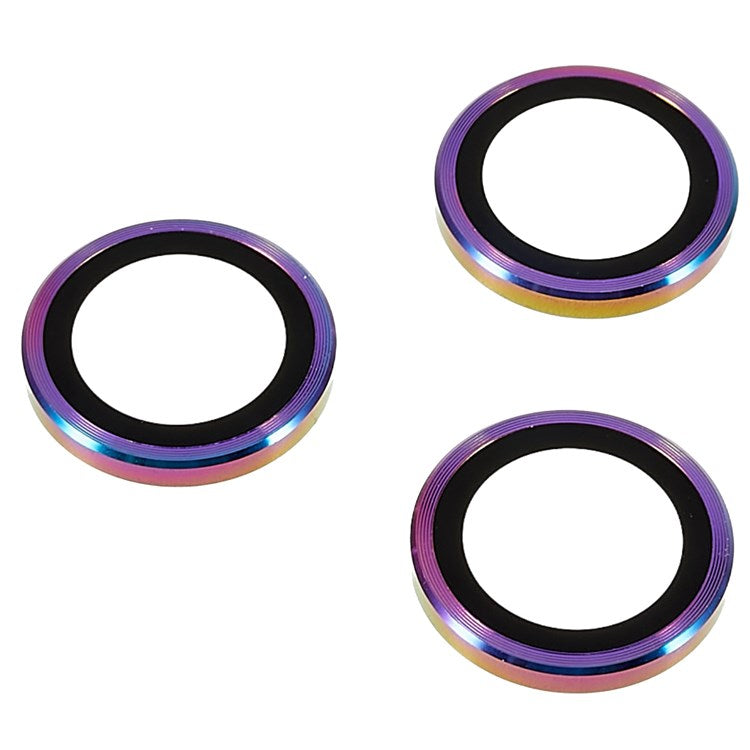3Pcs / Set Camera Lens Protector for iPhone 14 Pro Max 6.7 inch / 14 Pro 6.1 inch, Ultra Clear Tempered Glass Lens Protection Film - Multi-color