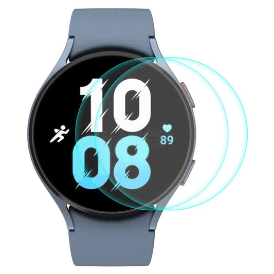 ENKAY HAT PRINCE 2Pcs / Set Round Watch Screen Protector for Samsung Galaxy Watch5 40mm, High Aluminum-silicon Glass 0.2mm Full Glue Self-repair Scratch-proof Film