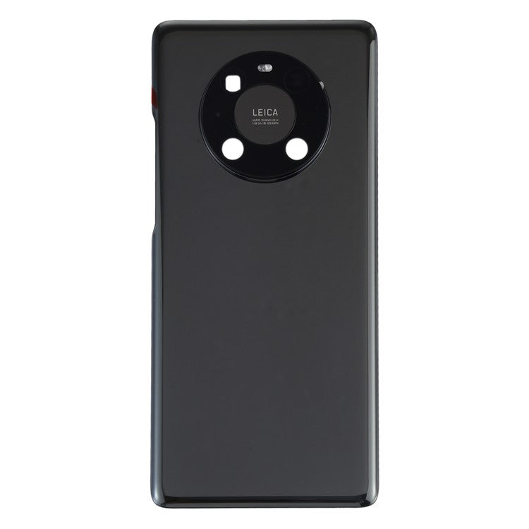 For Huawei Mate 40 Pro 5G Battery Housing with Adhesive Sticker + Camera Lens Cover - Black