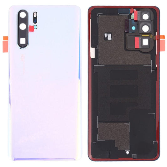 For Huawei P30 Pro Battery Housing with Adhesive Sticker+Camera Lens Cover - Crystal