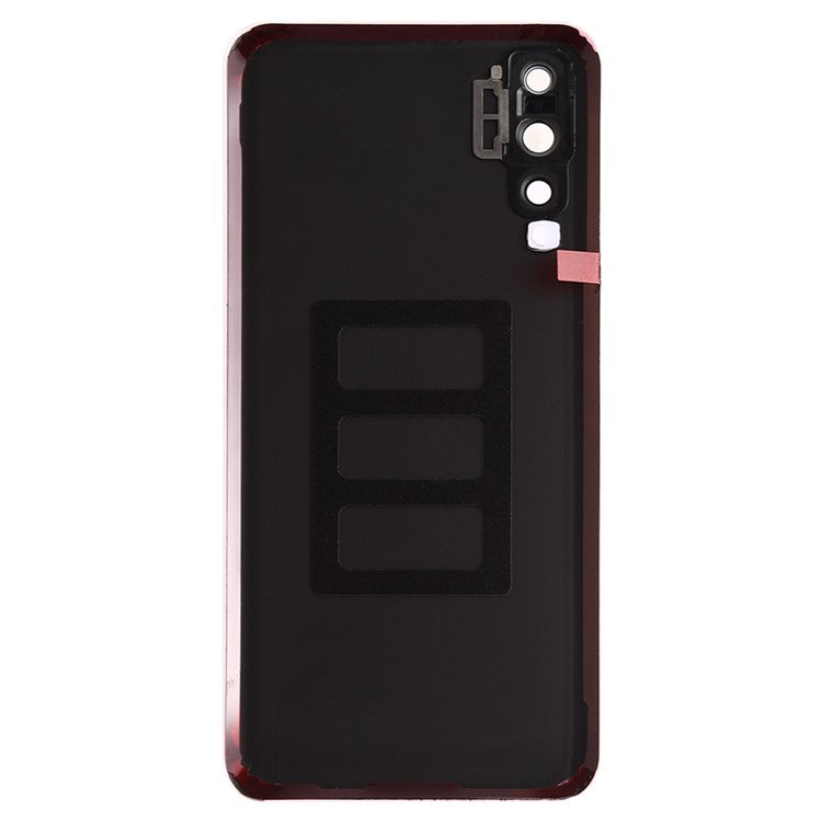 For Huawei P20 Pro Battery Housing with Adhesive Sticker+Camera Lens Cover - Pink