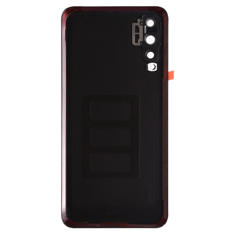 For Huawei P20 Pro Battery Housing with Adhesive Sticker+Camera Lens Cover - Aurora Blue