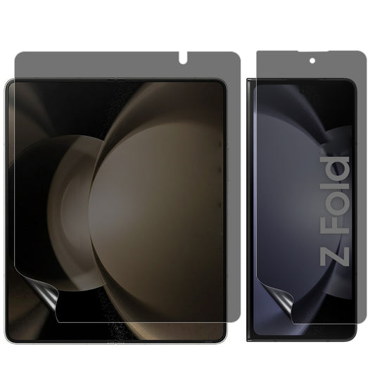 For Samsung Galaxy Z Fold6 5G Anti-Spy PET Matte Screen Protector Front and Back Screen Film