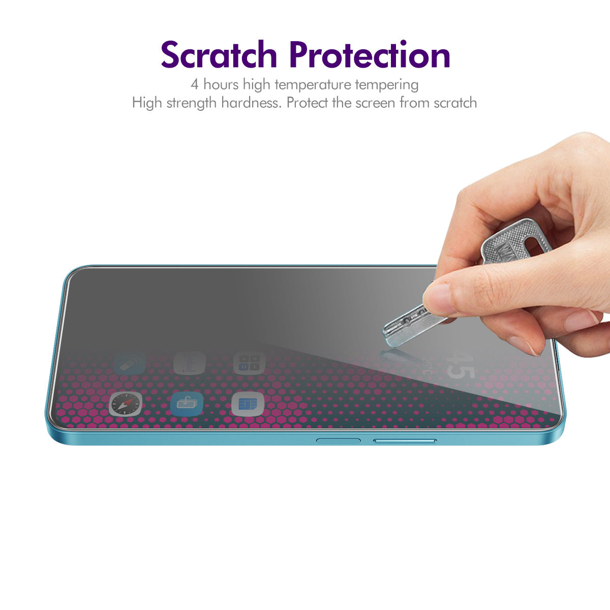 ENKAY HAT PRINCE 5Pcs For vivo V40 SE 5G Anti-Spy Film High Aluminium-Silicon Glass Screen Protector