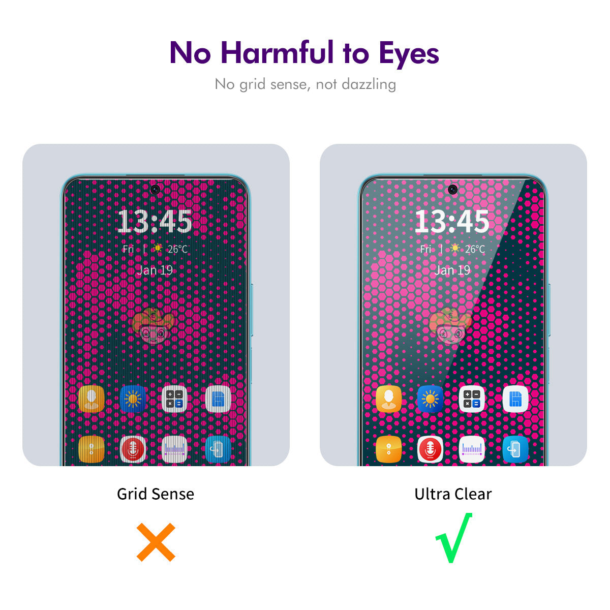 ENKAY HAT PRINCE 2Pcs For vivo V40 SE 5G Anti-Spy Screen Protector Full Coverage