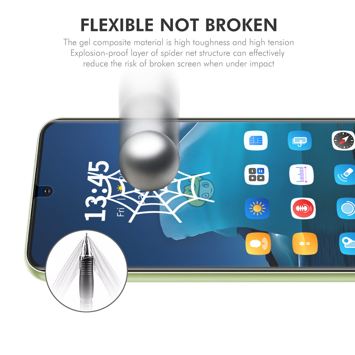 ENKAY HAT PRINCE For vivo V40 SE 5G Screen Protector TPE+PET+TPU Hydrogel Phone Film
