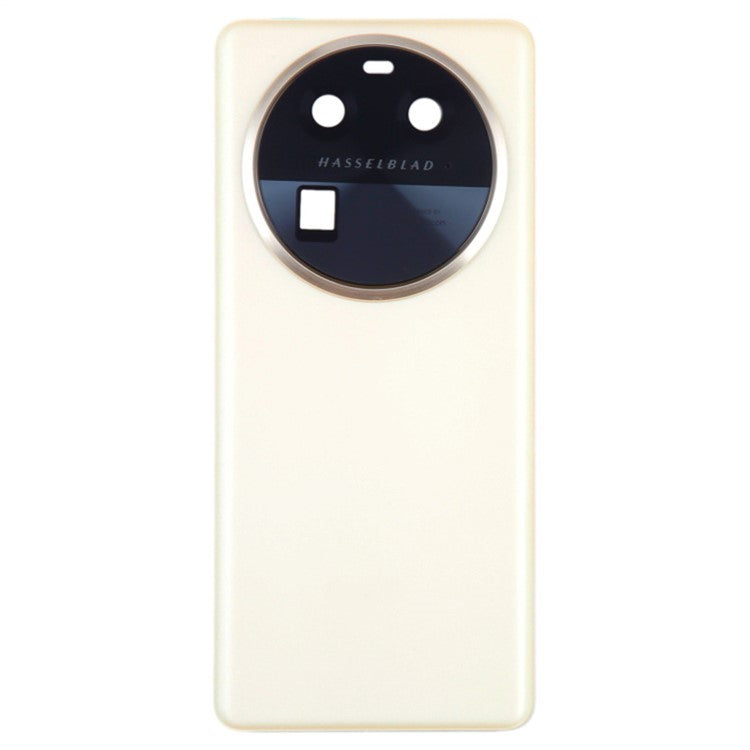 For Oppo Find X6 Battery Cover Back Rear Housing with Camera Ring Cover Parts (Without Logo) - Gold
