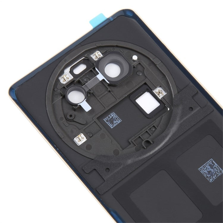 For Oppo Find X6 Battery Cover Back Rear Housing with Camera Ring Cover Parts (Without Logo) - Gold