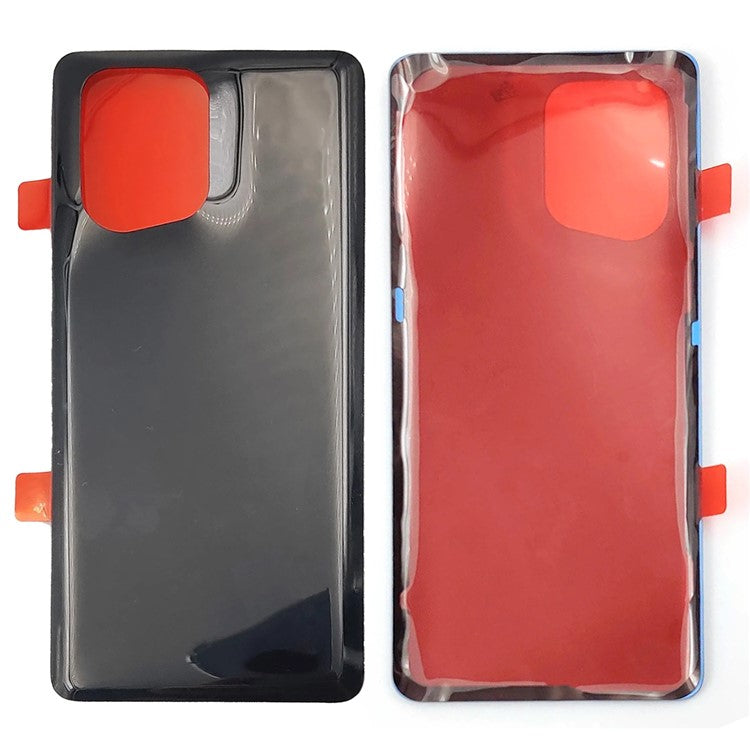 For Oppo Find X5 Back Battery Housing Cover Replacement (Without Logo) - Black