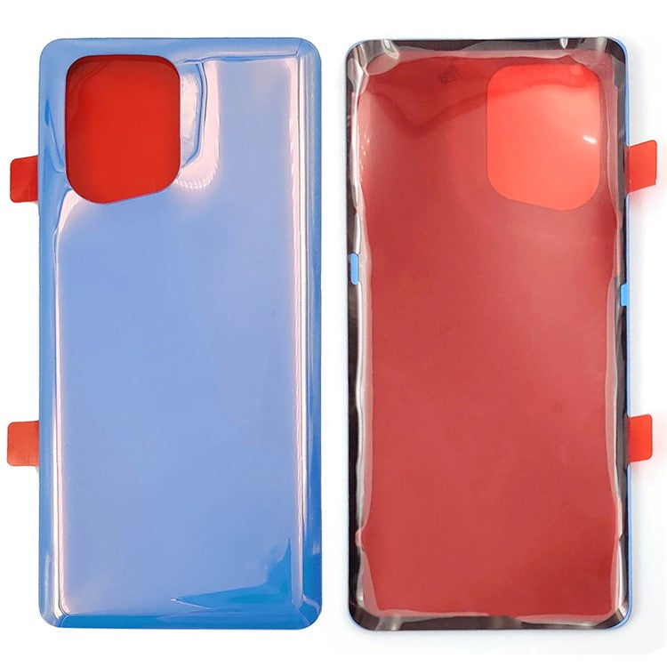 For Oppo Find X5 Back Battery Housing Cover Replacement (Without Logo) - Blue