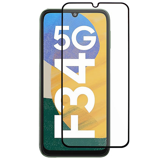For Samsung Galaxy F34 5G Tempered Glass Screen Protector Full Glue Silk Printing Screen Film