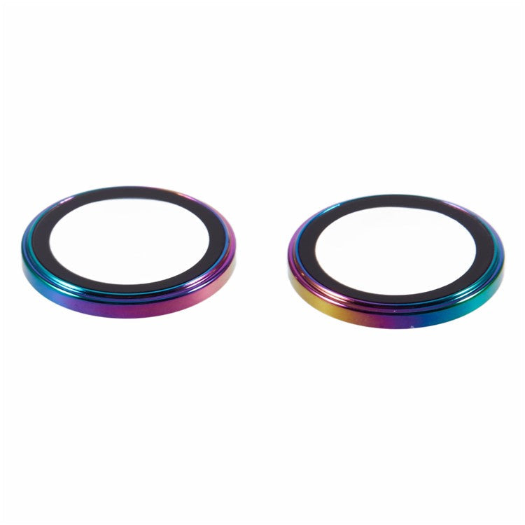 For iPhone 16  /  16 Plus Camera Lens Film Electroplating AF+AR Tempered Glass Lens Protector - Multi-Color