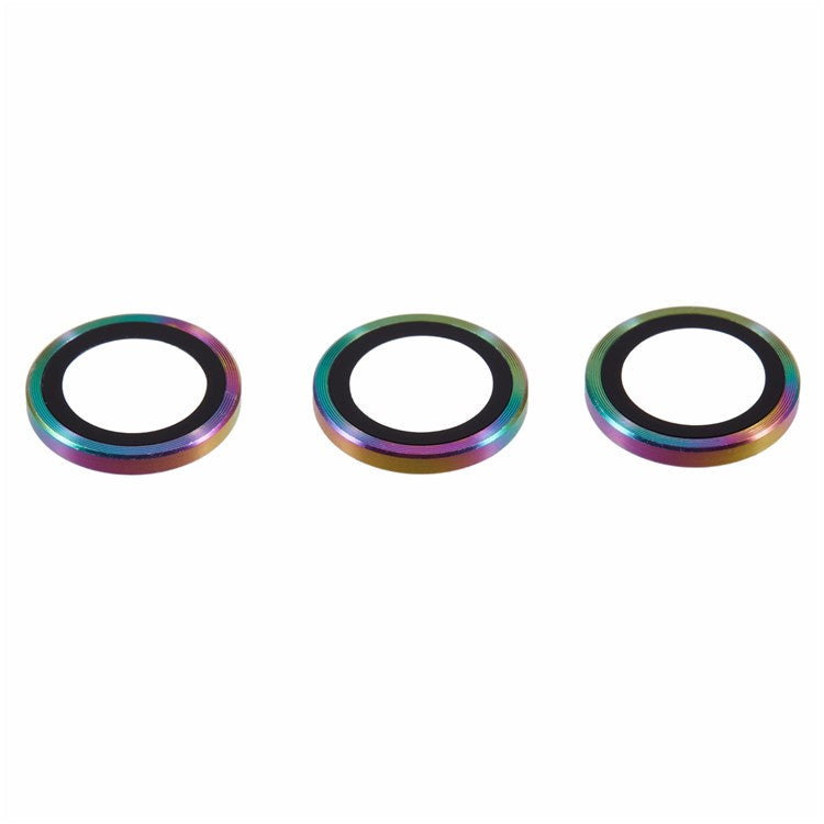 For Samsung Galaxy S24 FE Camera Lens Protector Set Metal + Tempered Glass Individual Ring Film - Multi-color