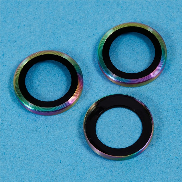 For Samsung Galaxy S24 FE Camera Lens Protector Set Metal + Tempered Glass Individual Ring Film - Multi-color