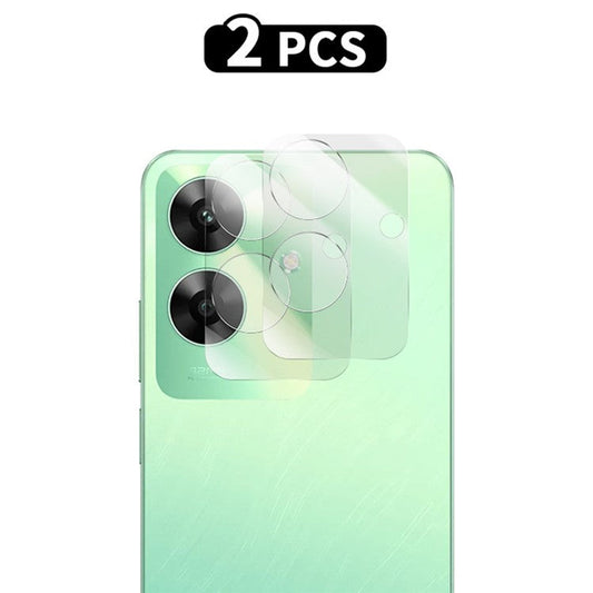 RURIHAI 2Pcs For Realme C61 4G Camera Lens Protector 0.2mm 2.5D Arc Edge Rear Lens Film