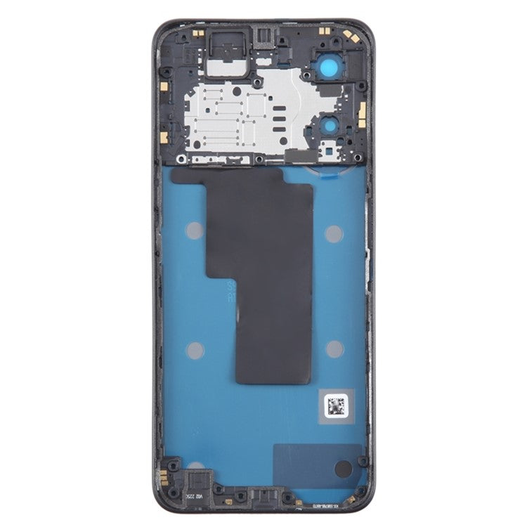 For Oppo A78 5G Back Battery Housing Cover with Camera Ring Lens Cover Spare Part - Black