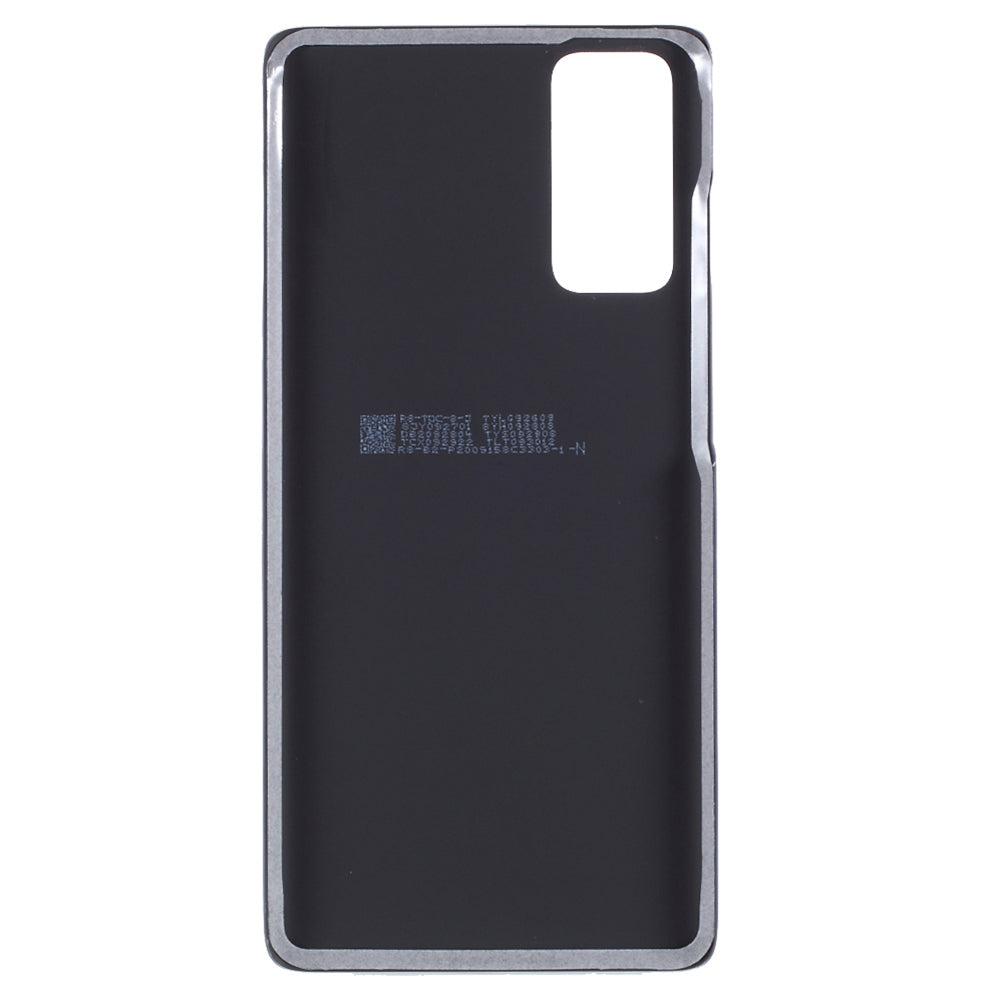 For Samsung Galaxy S20 FE G780 / S20 FE 5G G781 Battery Housing Cover with Adhesive Sticker (Without Logo) - Blue