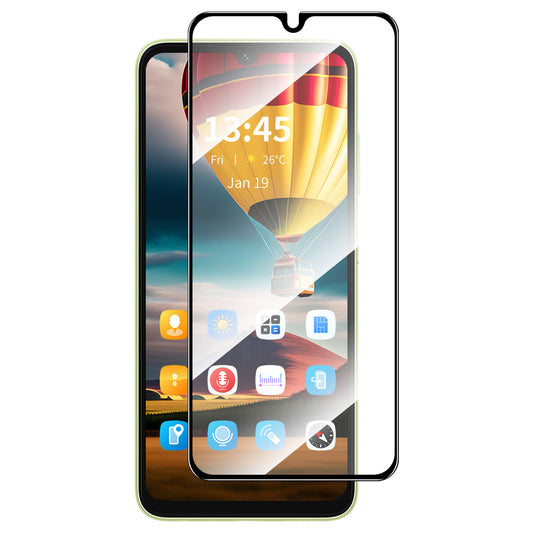 ENKAY HAT PRINCE For Samsung Galaxy A06 Screen Protector 9H Silk Printing 0.26mm High Aluminium-Silicon Glass Film