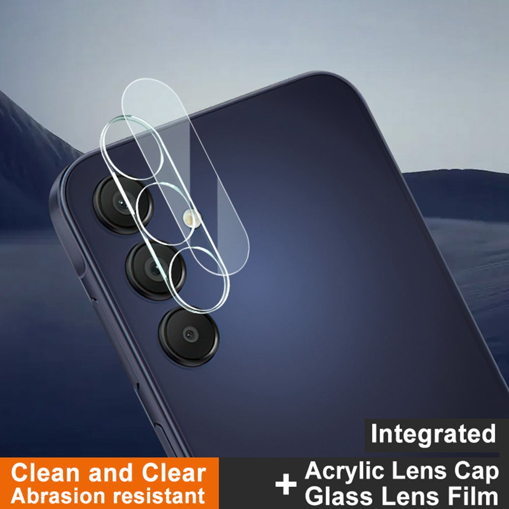 IMAK For Samsung Galaxy A16 5G / A16 4G Tempered Glass Camera Lens Film+Acrylic Lens Cap