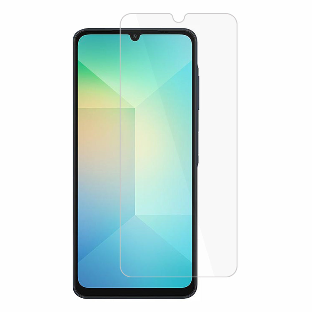 AMORUS For Samsung Galaxy A06 Screen Protector 2.5D Arc Edge 9H High Aluminum-Silicon Glass Film