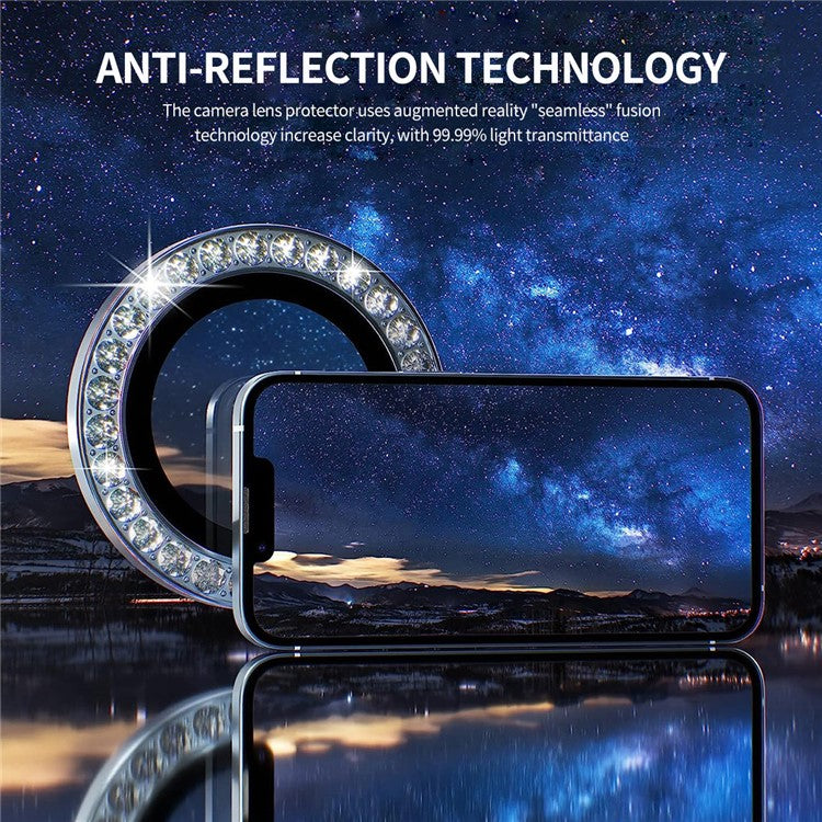 ENKAY HAT PRINCE 1 Set For iPhone 16 / 16 Plus Camera Lens Protector Tempered Glass+Aluminum Alloy Lens Film - Colorful