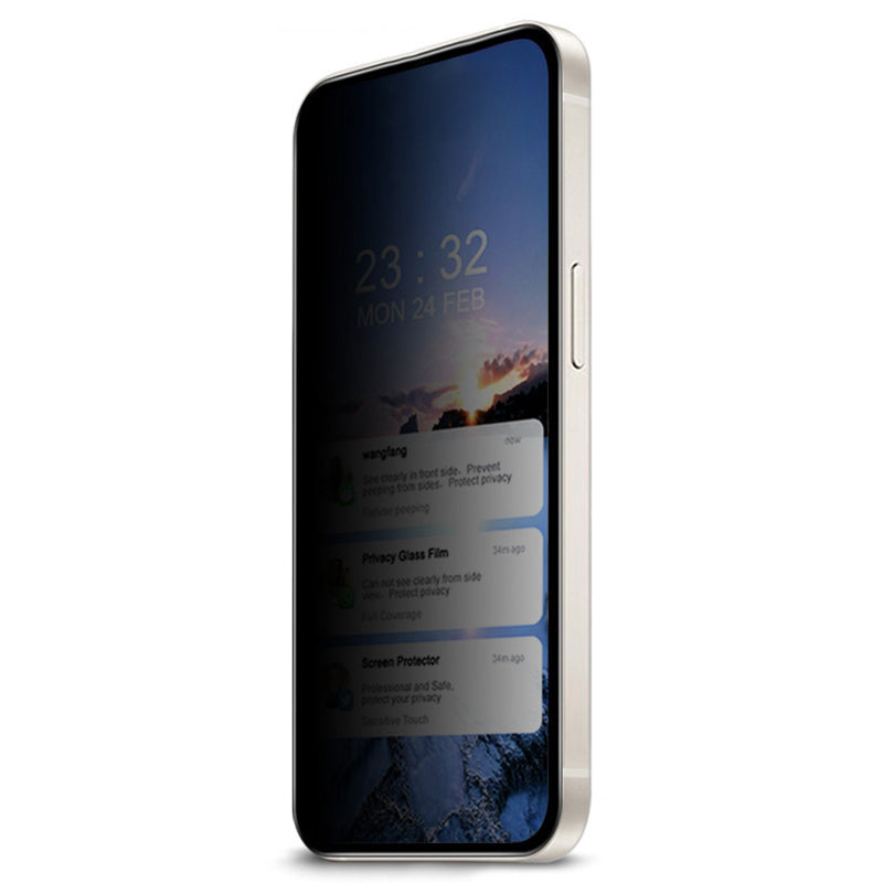 For Samsung Galaxy A16 5G / A16 4G Anti-Peep Privacy Screen Protector Tempered Glass Film Full Glue
