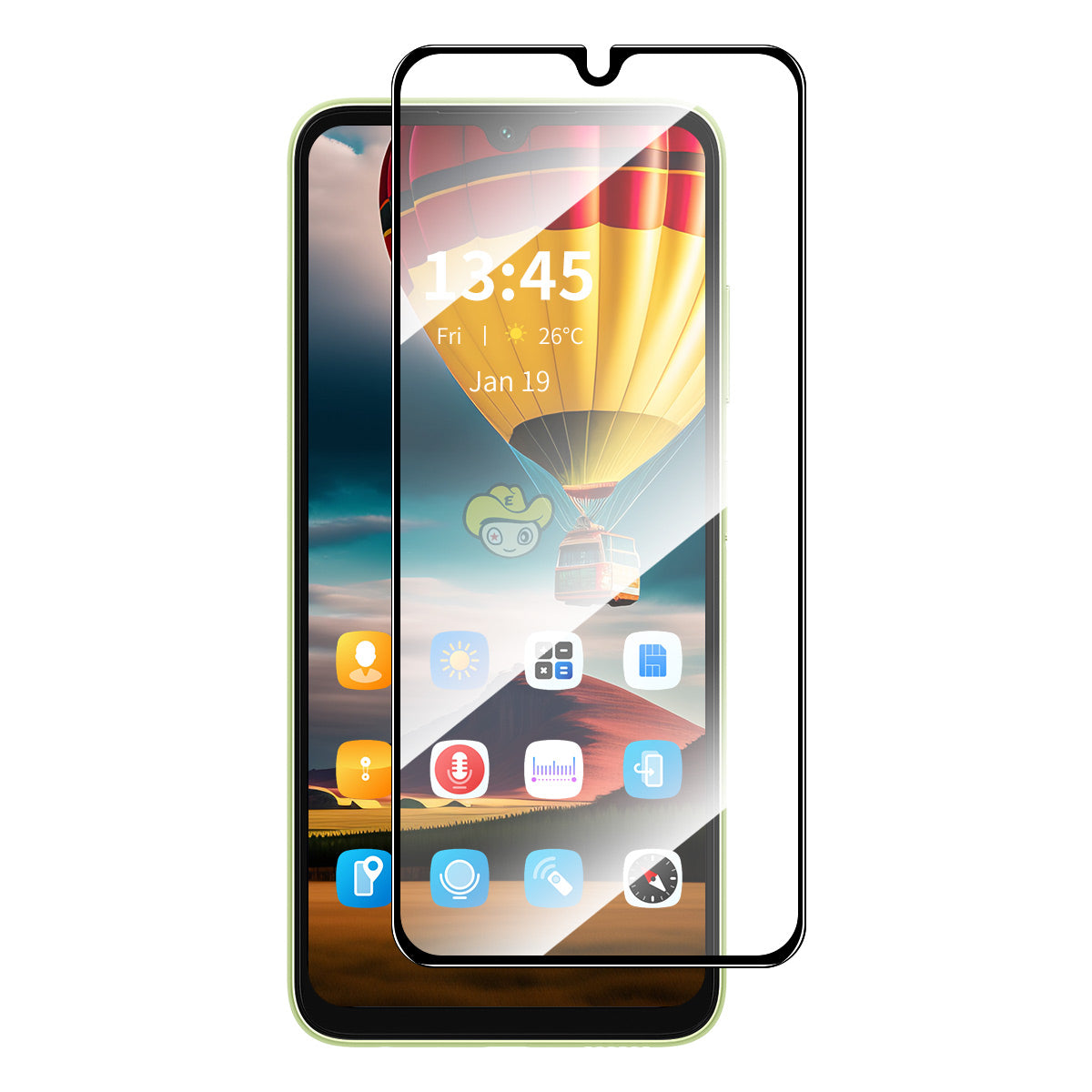ENKAY HAT PRINCE For Samsung Galaxy A16 5G / A16 4G Screen Protector Anti-Explosion 9H Silk Printing 0.26mm Screen Film