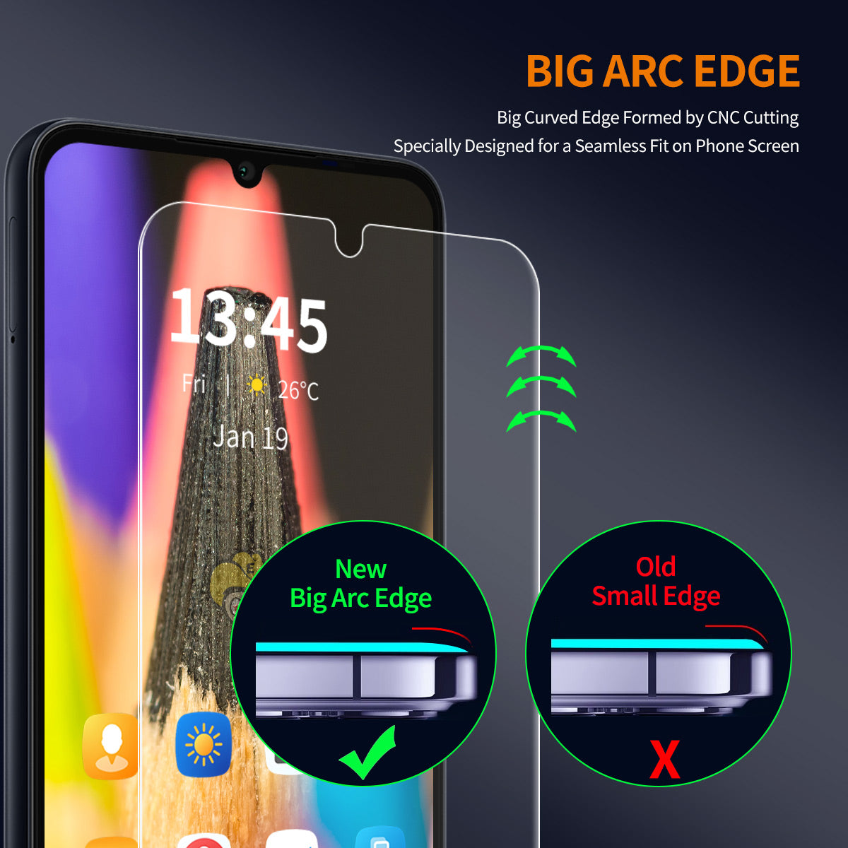 ENKAY HAT PRINCE 2Pcs For Samsung Galaxy A16 5G / A16 4G Screen Protector Anti-Explosion Protective Film