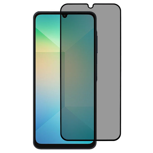 For Samsung Galaxy A06 Anti-Peep Full Covering Screen Protector Silk Printing Tempered Glass Film