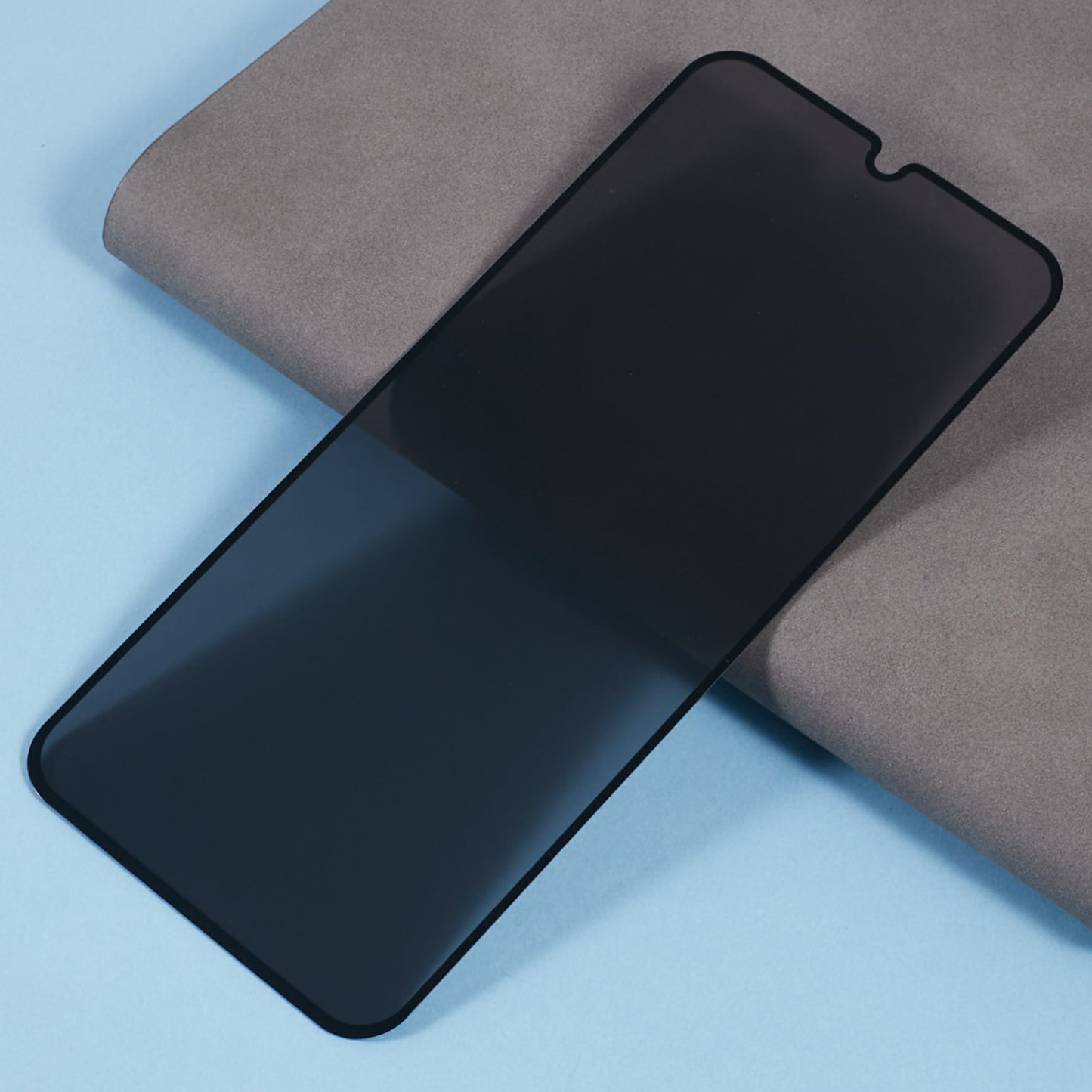 For Samsung Galaxy A06 Anti-Peep Full Covering Screen Protector Silk Printing Tempered Glass Film