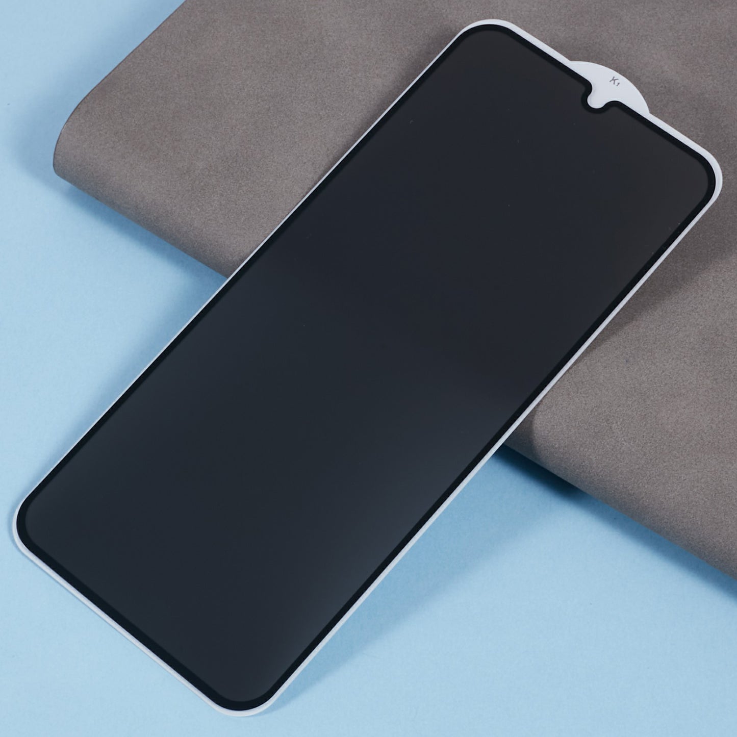 For Samsung Galaxy A06 Anti-Peep Full Covering Screen Protector Silk Printing Tempered Glass Film