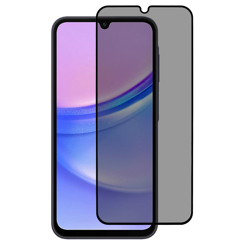 For Samsung Galaxy A16 5G / A16 4G Anti-Peep Full Covering Screen Protector Silk Printing Tempered Glass Film