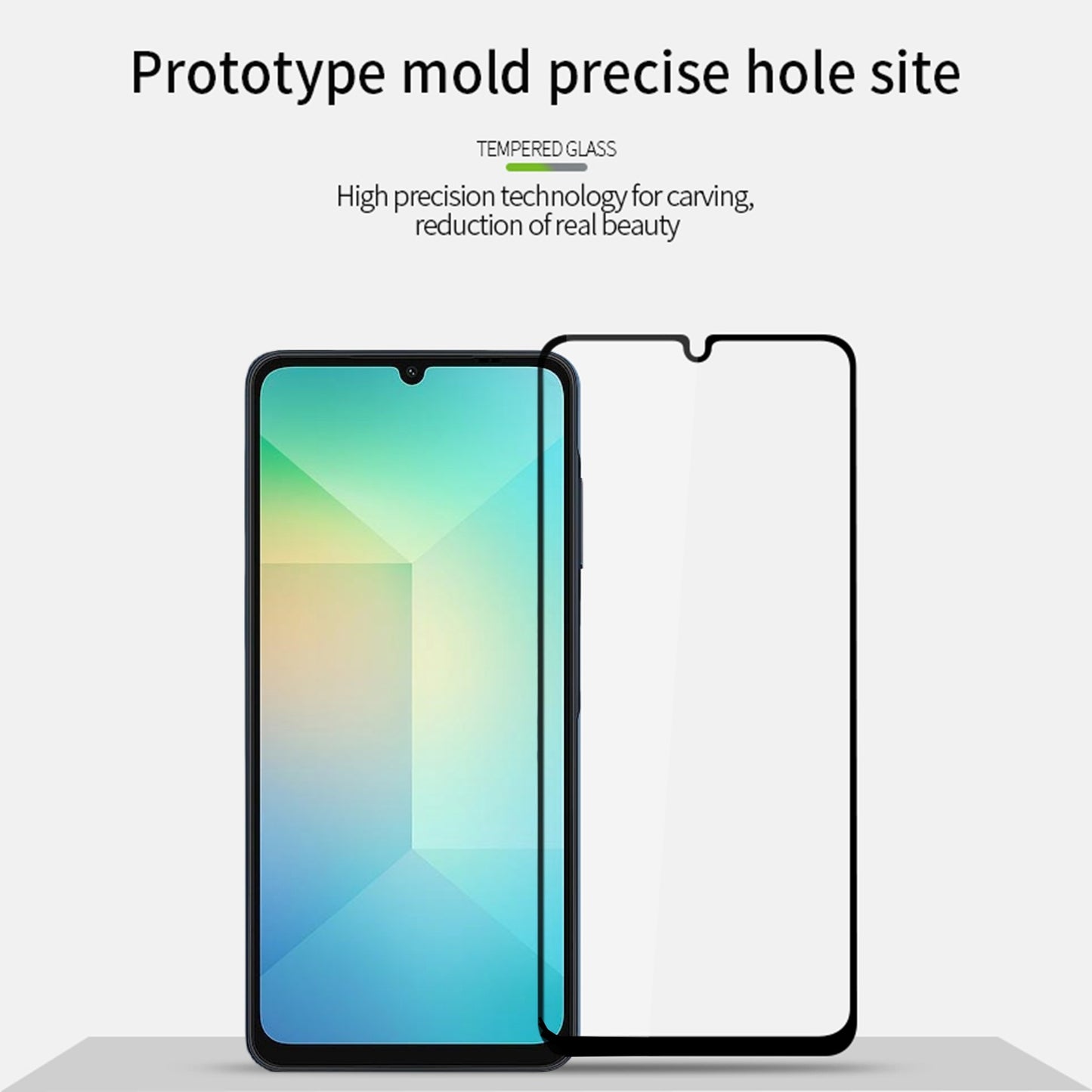 MOFI JK Series-1 for Samsung Galaxy A06 Full Screen Protector Anti-Explosion 9H Hardness