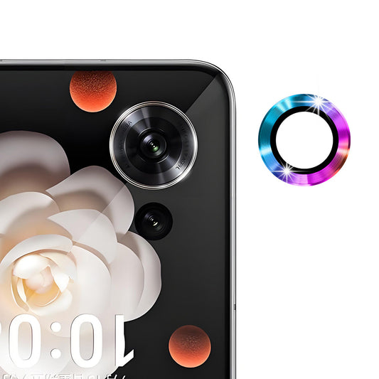 For Honor Magic V Flip 5G ENKAY Hat-Prince Camera Lens Protector Metal Ring Lens Film - Colorful