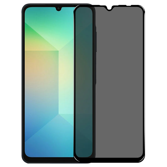 NORTHJO A++ For Samsung Galaxy A06 Privacy Screen Protector Silk Printing Full Glue Anti-Spy Tempered Glass Film