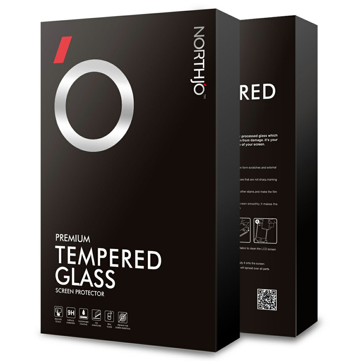 NORTHJO A+ For Samsung Galaxy A06 Screen Protector Clarity 2.5D Tempered Glass Film