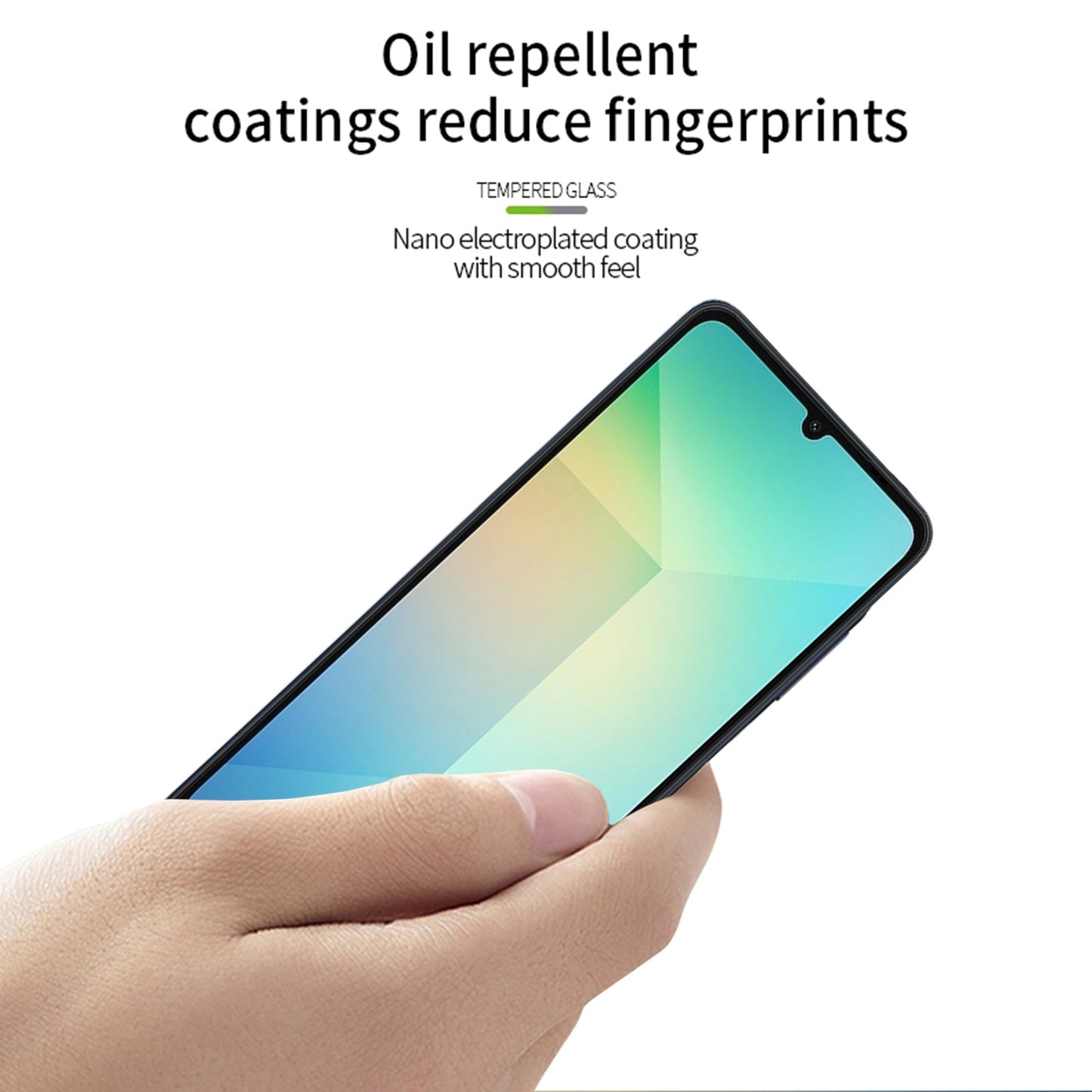 PINWUYO JK Series-2 for Samsung Galaxy A06 Tempered Glass Film 9H Full Screen Protector