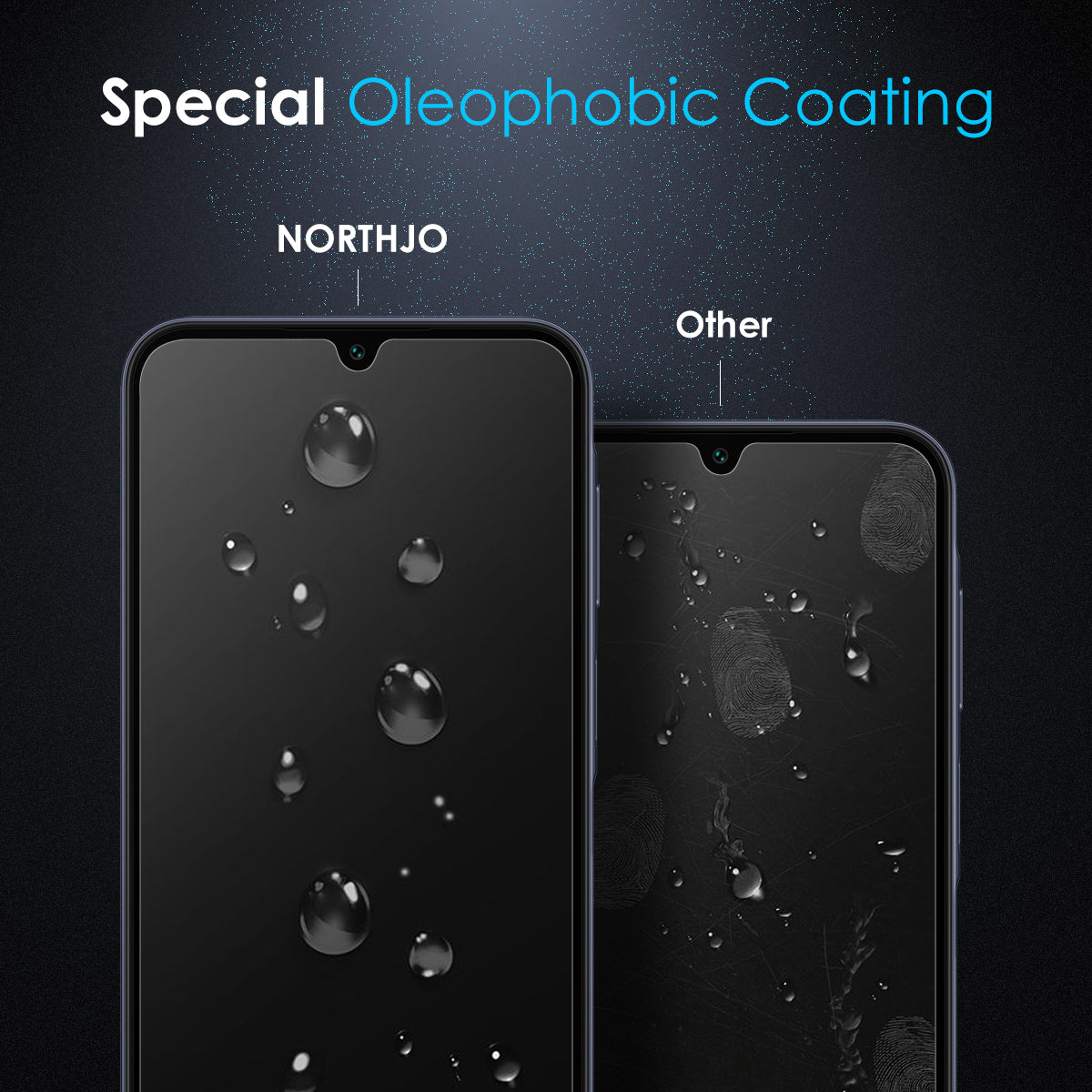 NORTHJO A+ For Samsung Galaxy A16 5G / A16 4G Screen Protector Clarity 2.5D Tempered Glass Film