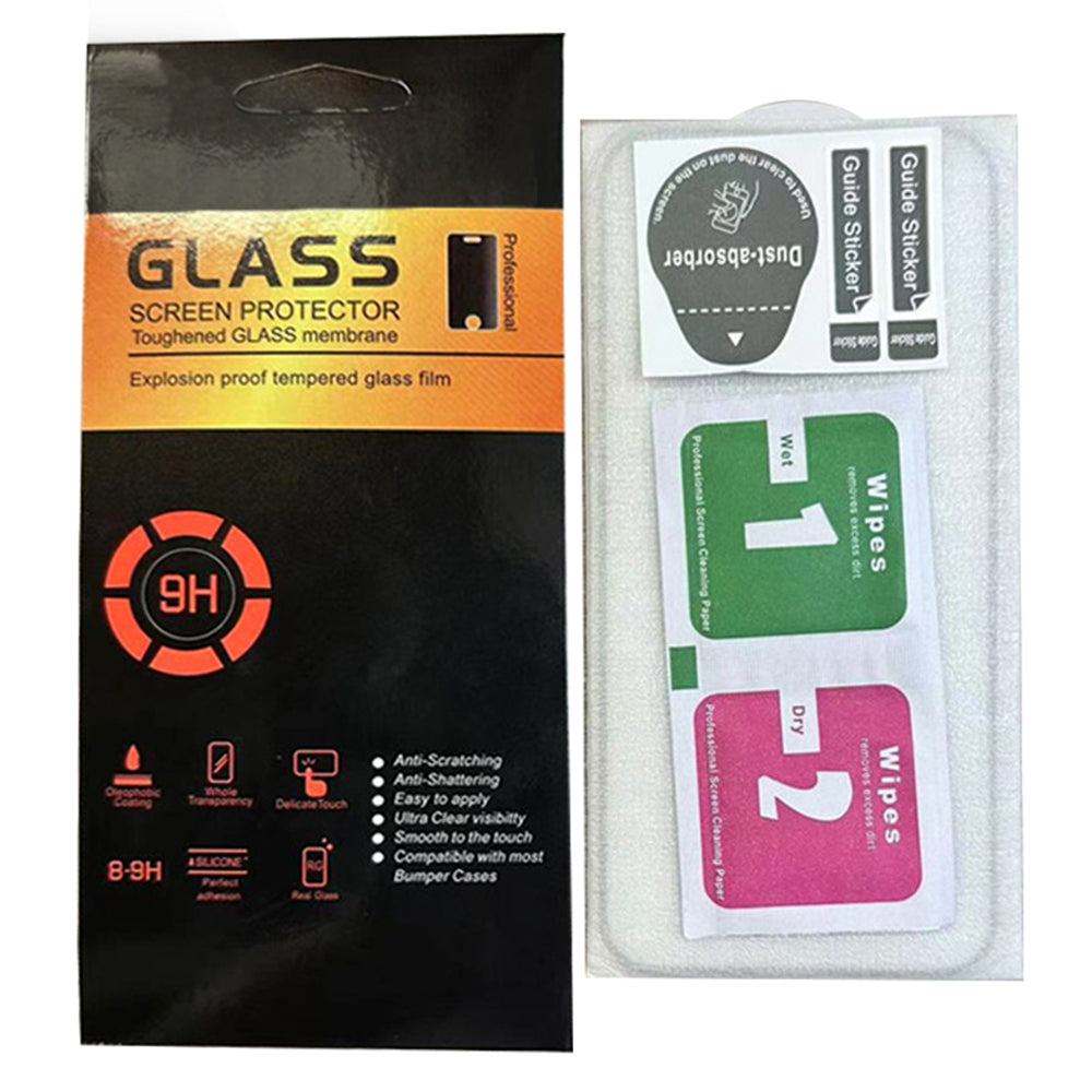 10Pcs For Samsung Galaxy A06 Screen Protector Silk Printing Edge Full Glue Complete Covering