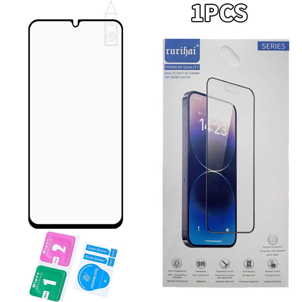 RURIHAI For Samsung Galaxy A06 Screen Protector Secondary Hardening High Aluminium-Silicon Glass Film