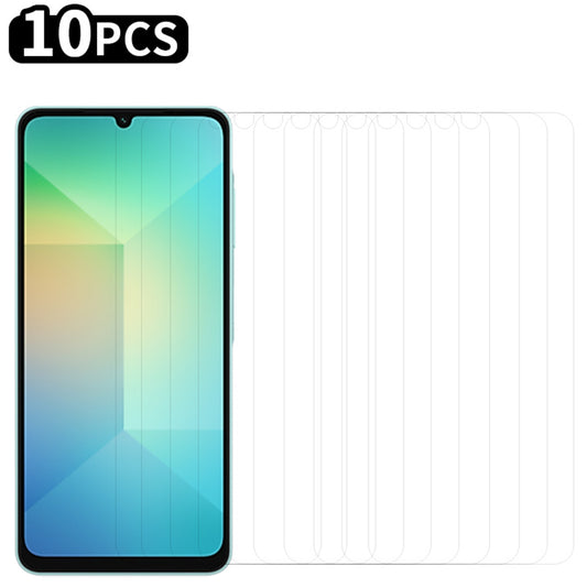 RURIHAI 10Pcs For Samsung Galaxy A06 Screen Protector Anti-Scratch HD Clear 0.26mm 2.5D