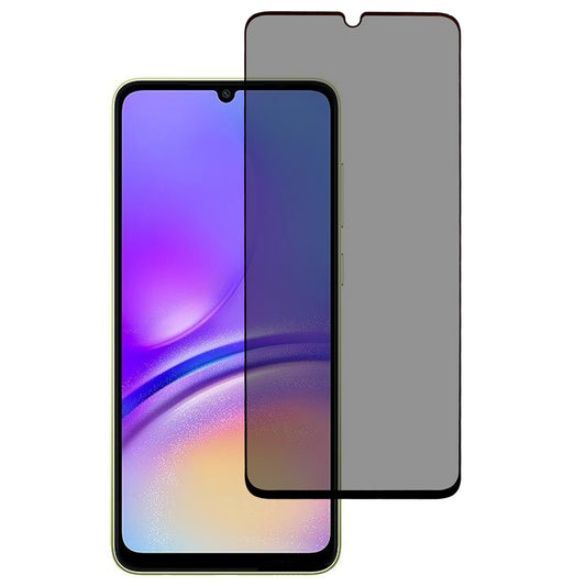 For Samsung Galaxy A06 Anti-Spy Screen Protector Silk Printing High Aluminium-Silicon Glass Film