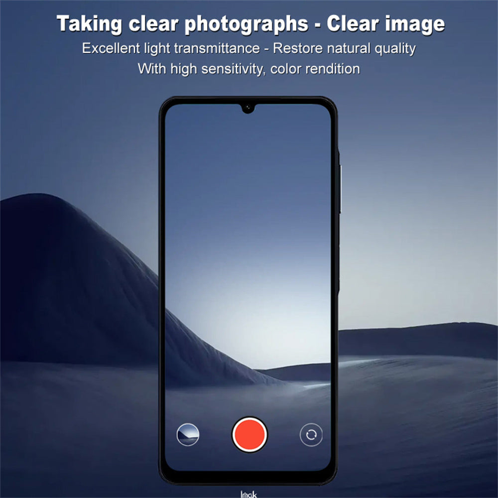 IMAK For Samsung Galaxy A06 Tempered Glass Camera Lens Protector+Acrylic Lens Cap